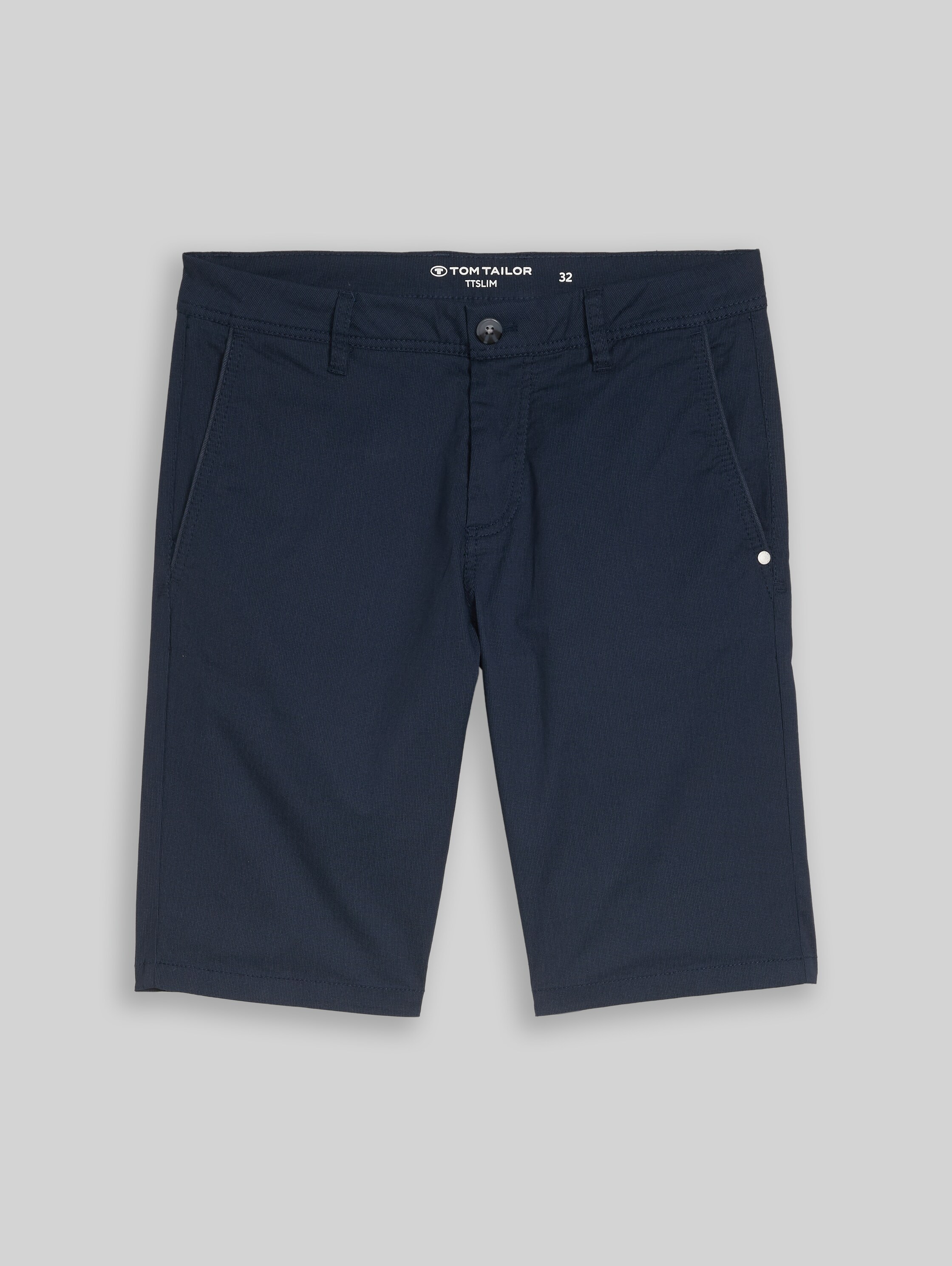 Tapered чино къси панталони Slim - Image 2