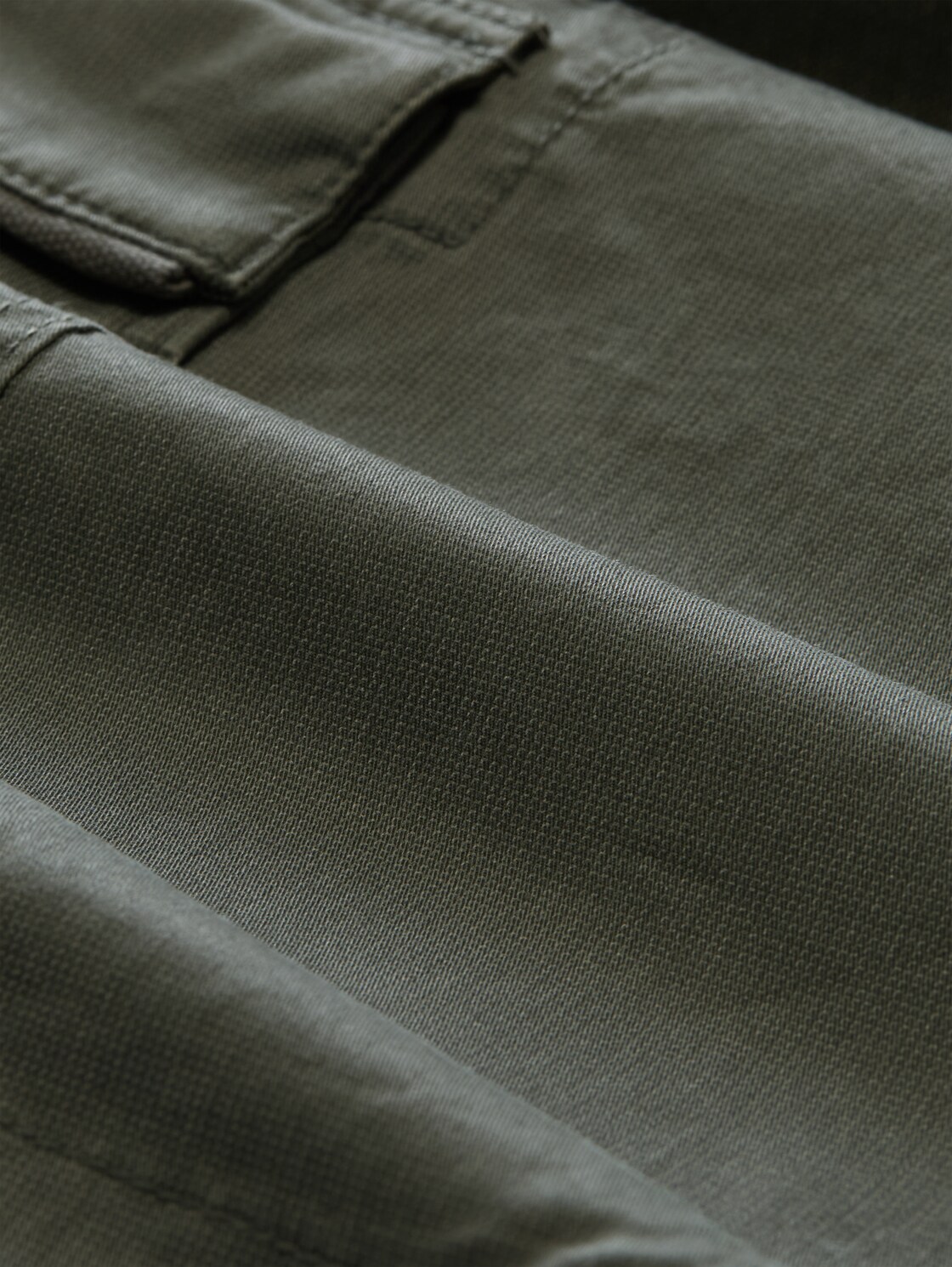 TTSLIM Cargo Shorts - khaki mini geometric print - Material-Ansicht