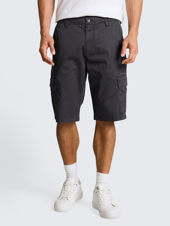 TTSLIM cargoshorts door Men, grey mini geometric print