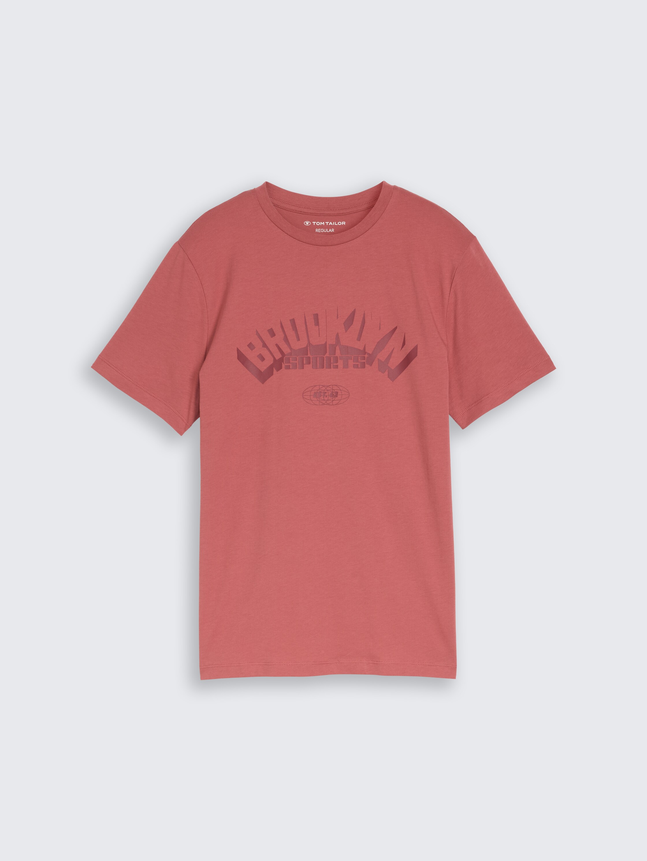 T-shirt avec imprimé - faded red - Vue de face du produit