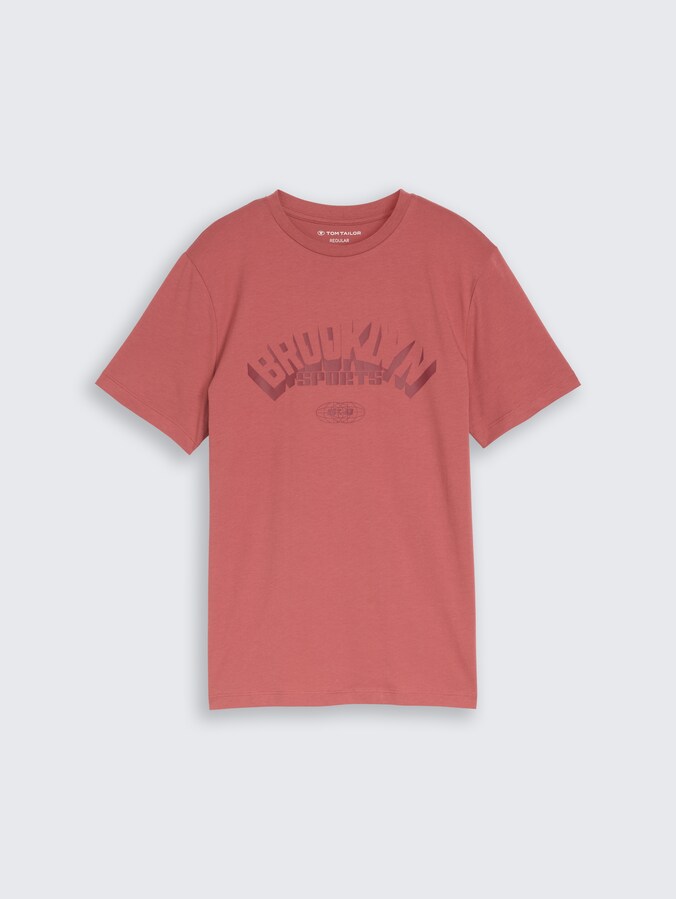 T-shirt met print door Teen Boys, faded red