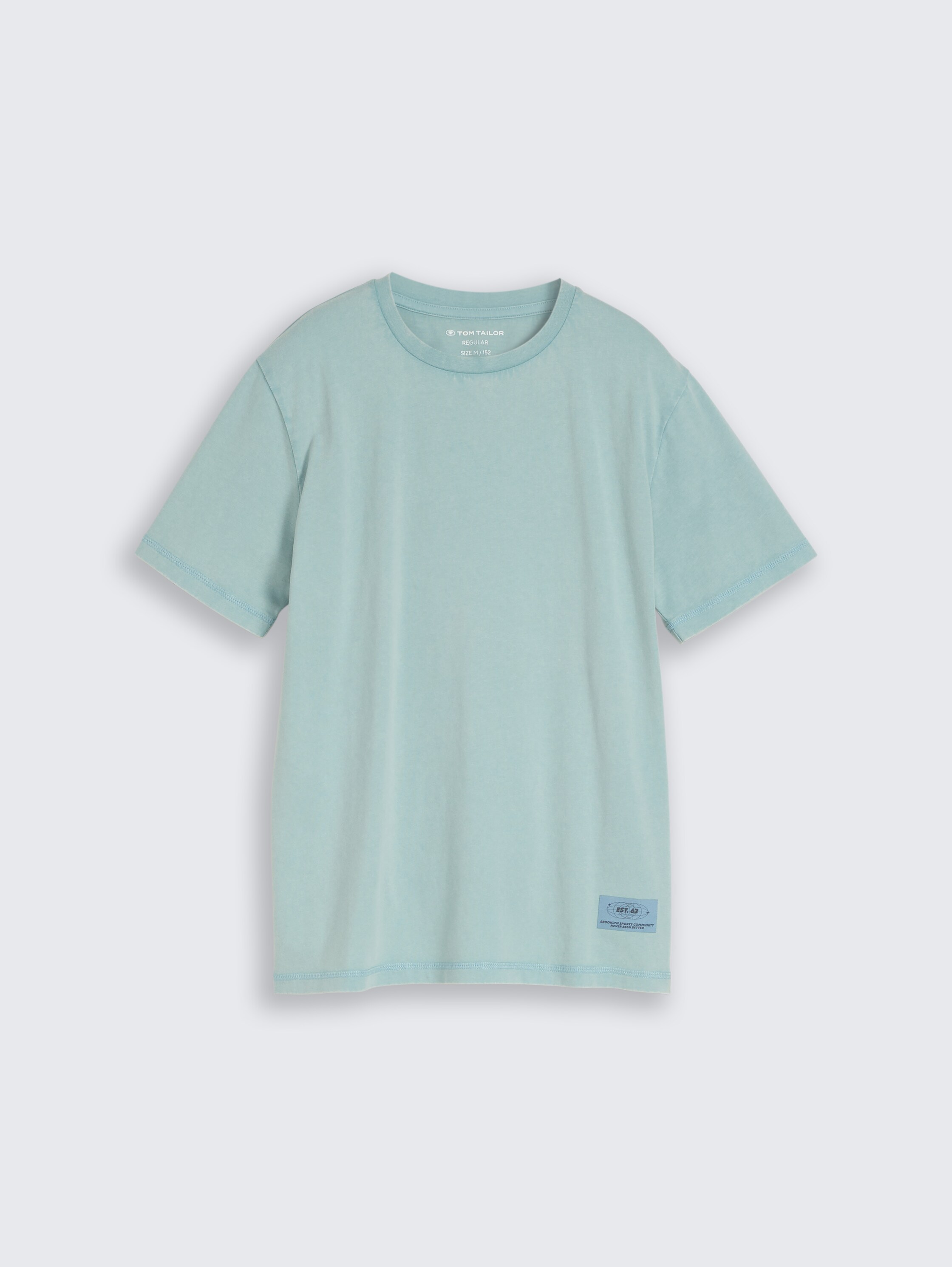 T-shirt au look vintage - light teal - Vue de face du produit