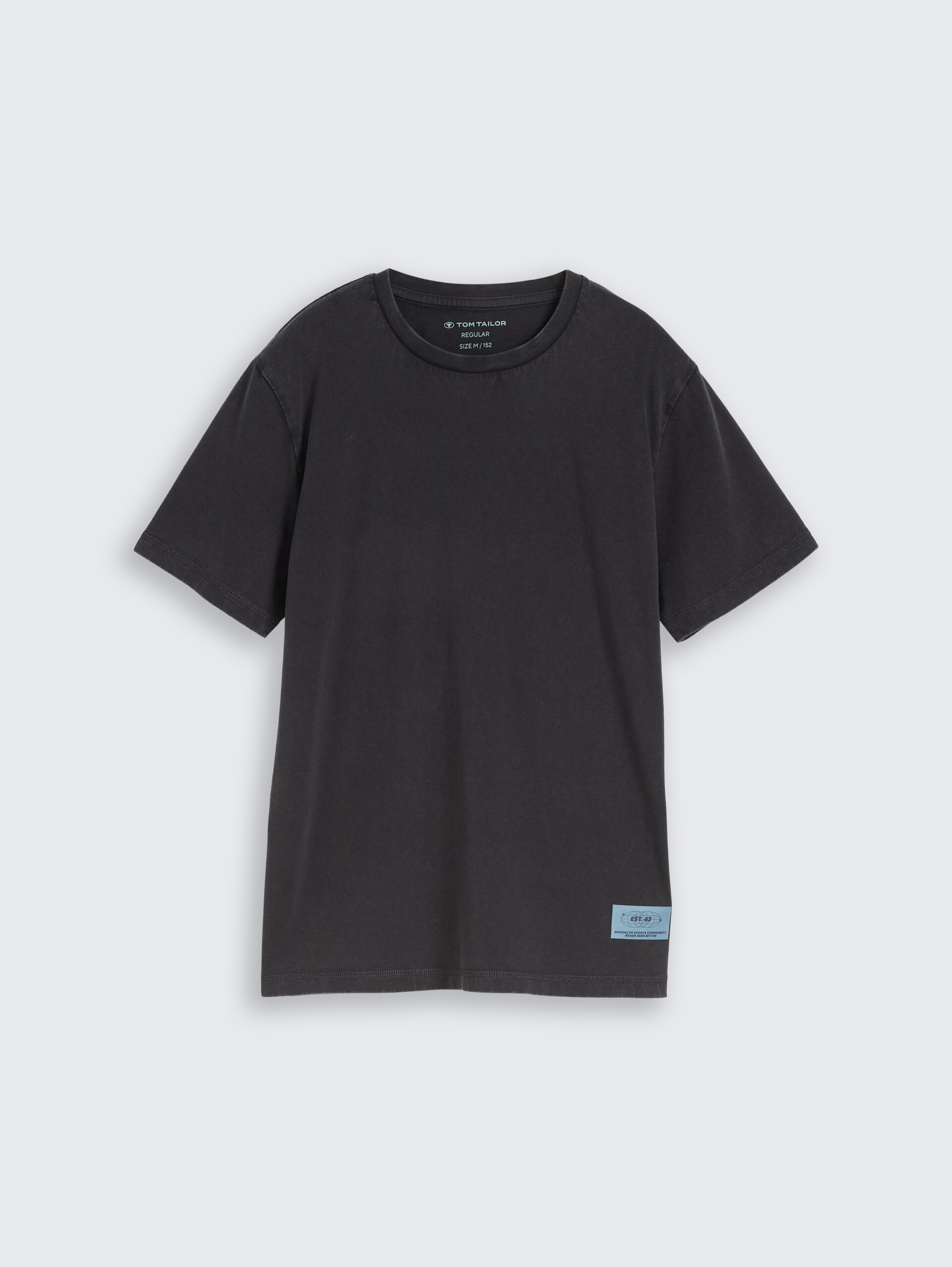 T-Shirt im Vintage-Look - coal grey - Vorder-Produkt-Ansicht