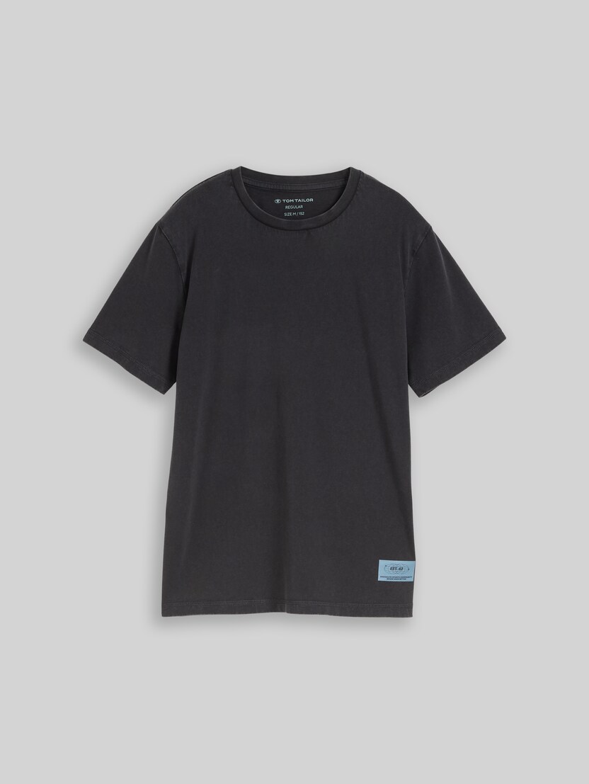T-Shirt im Vintage-Look von Teen Boys, coal grey