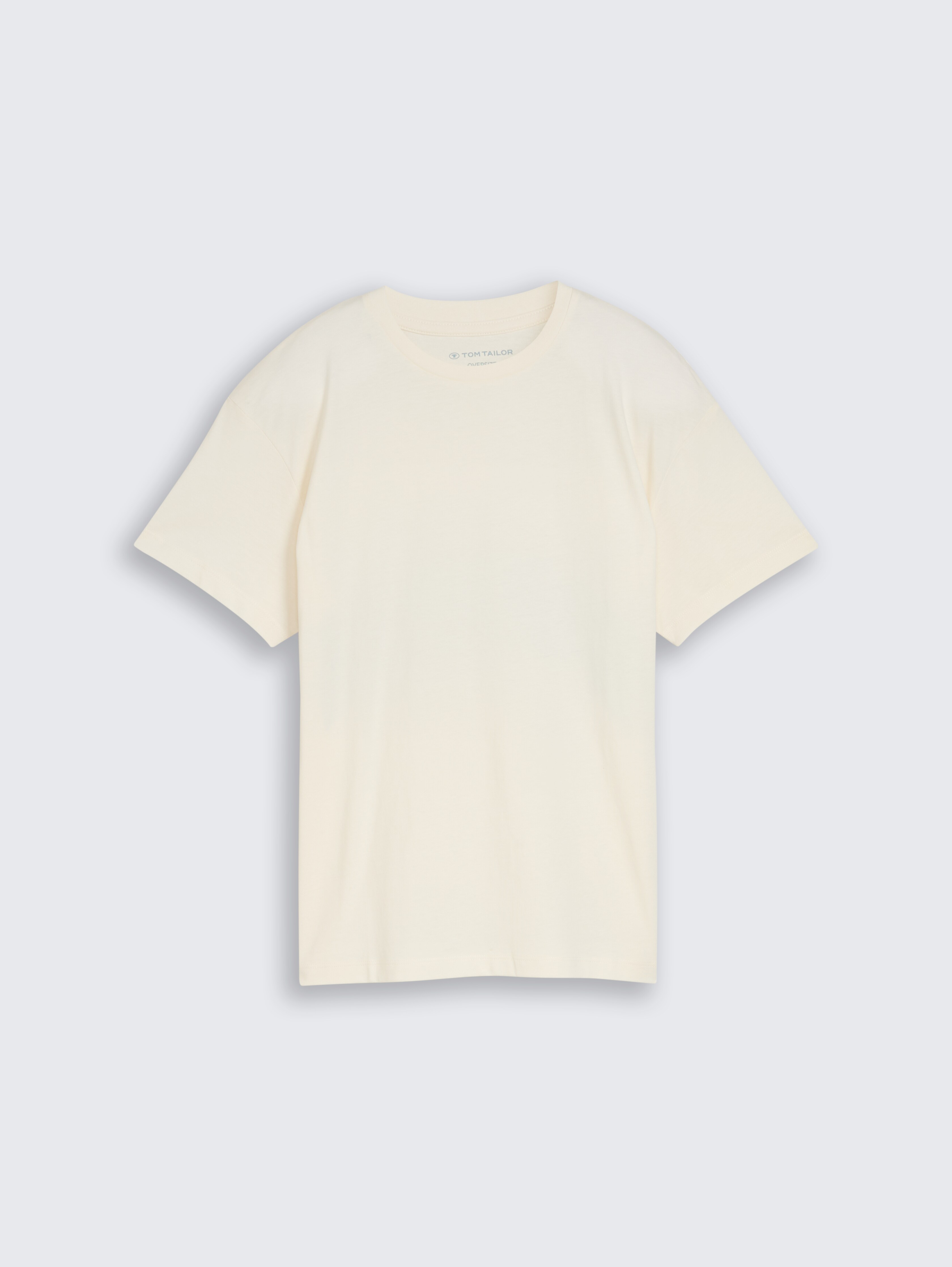 Oversize T-Shirt mit Rückenprint von Teen Boys, Wool White