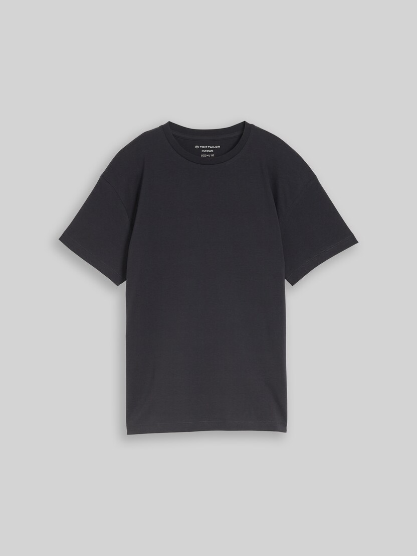 Oversize T-Shirt mit Rückenprint von Teen Boys, coal grey