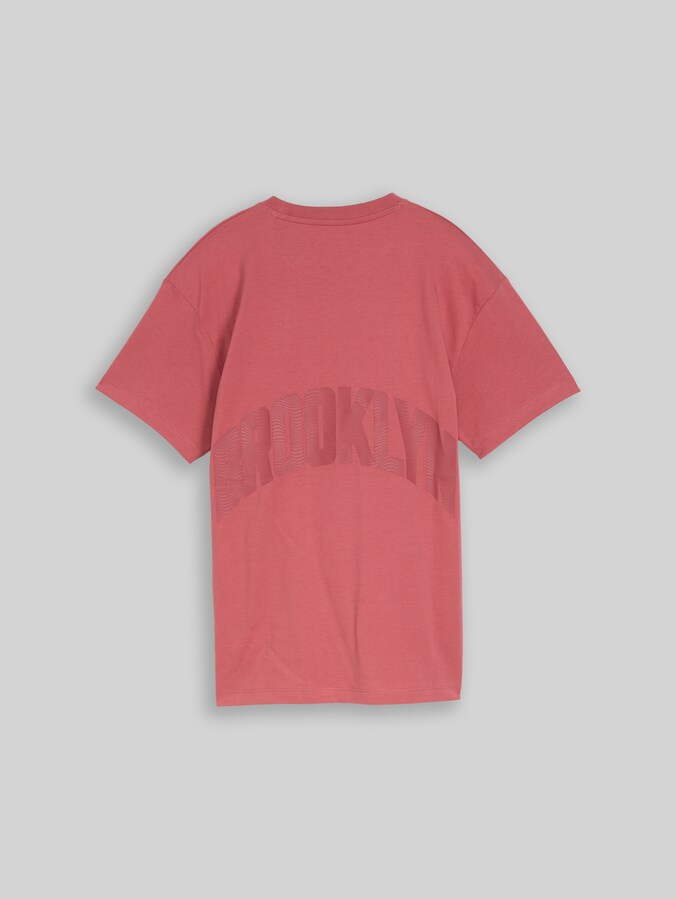 Oversize T-Shirt mit Rückenprint von Teen Boys, faded red