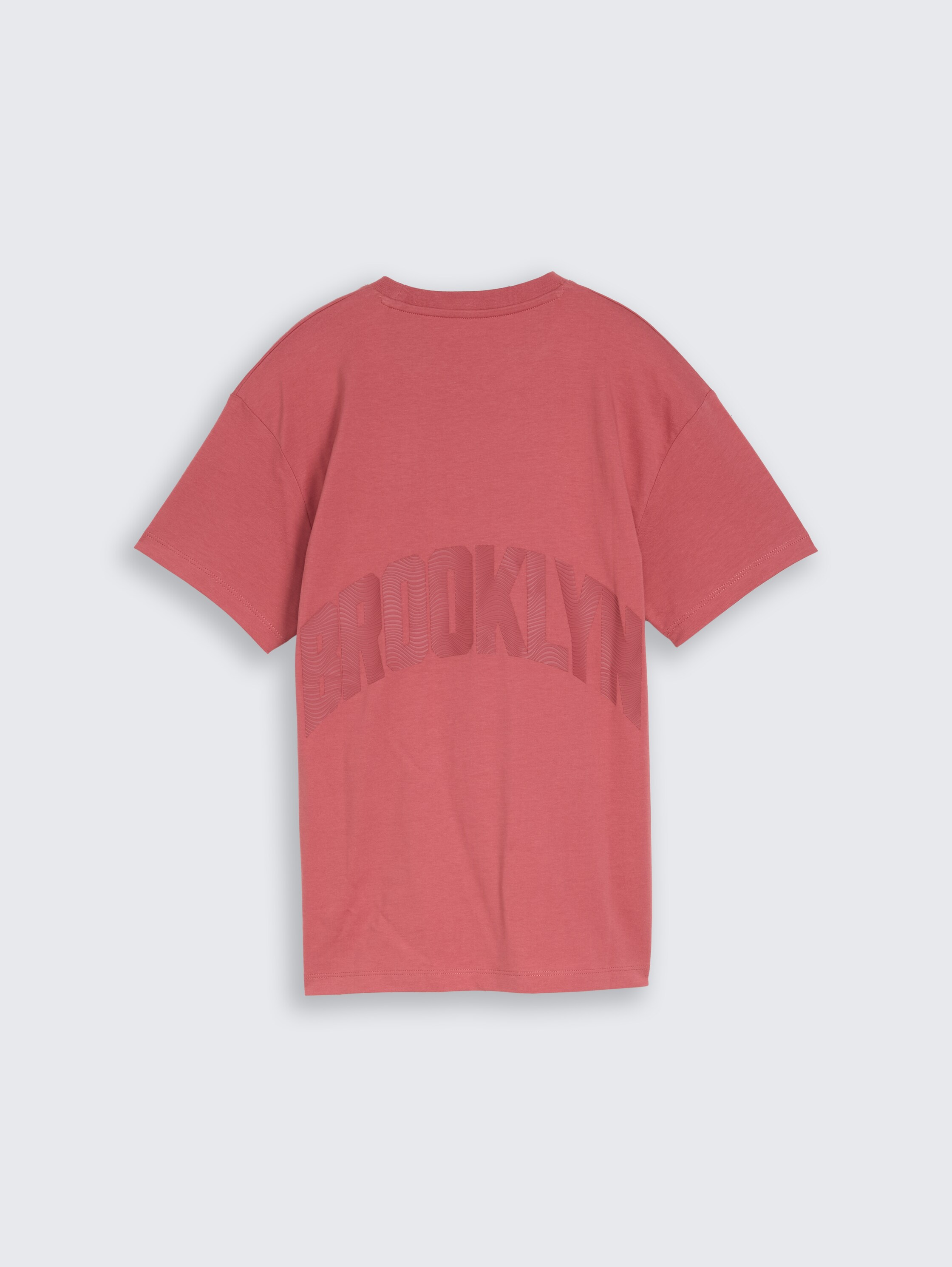 T-shirt oversize avec imprimé dans le dos - faded red