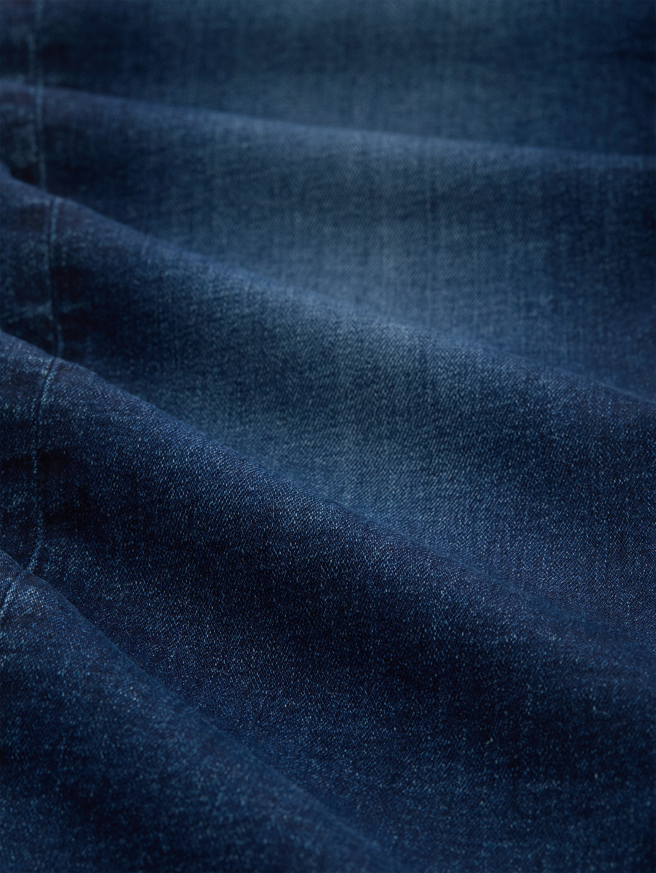 TTLOTTE SLIM jeans - Used Mid Stone Blue Denim - Materiaalweergave