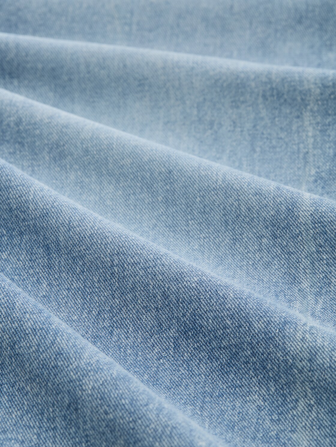 TTADEA BARREL Jeans - Used Light Stone Blue Denim - Material-Ansicht