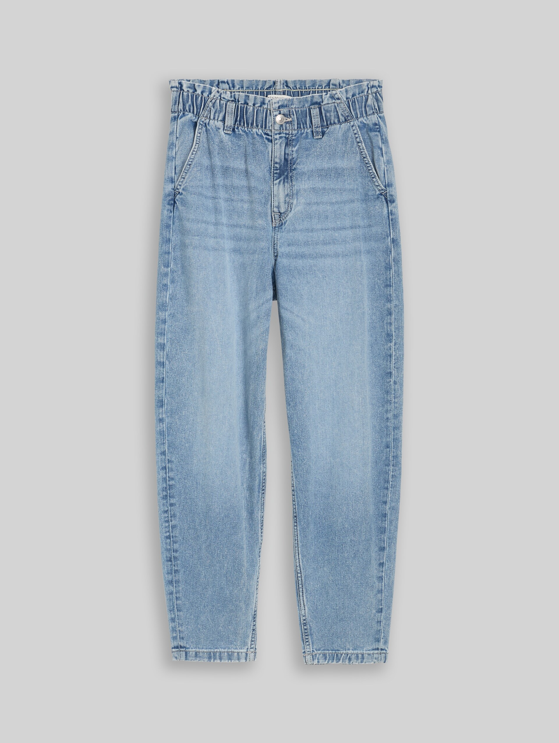 TTADEA BARREL Jeans - Used Light Stone Blue Denim - Front product view