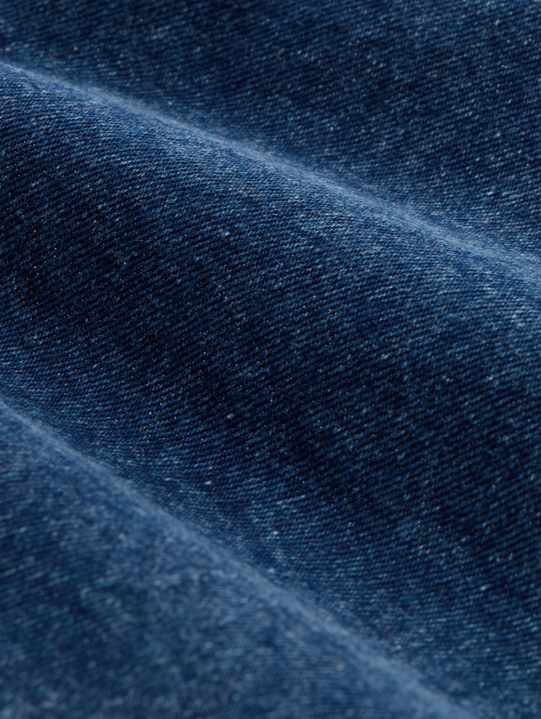 TTELIN STRAIGHT high-waisted denim shorts - used_mid_stone_blue_denim - 