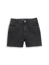 Ausgewählt, TTELIN STRAIGHT High Waist Jeans Shorts von Tom Tailor, grau