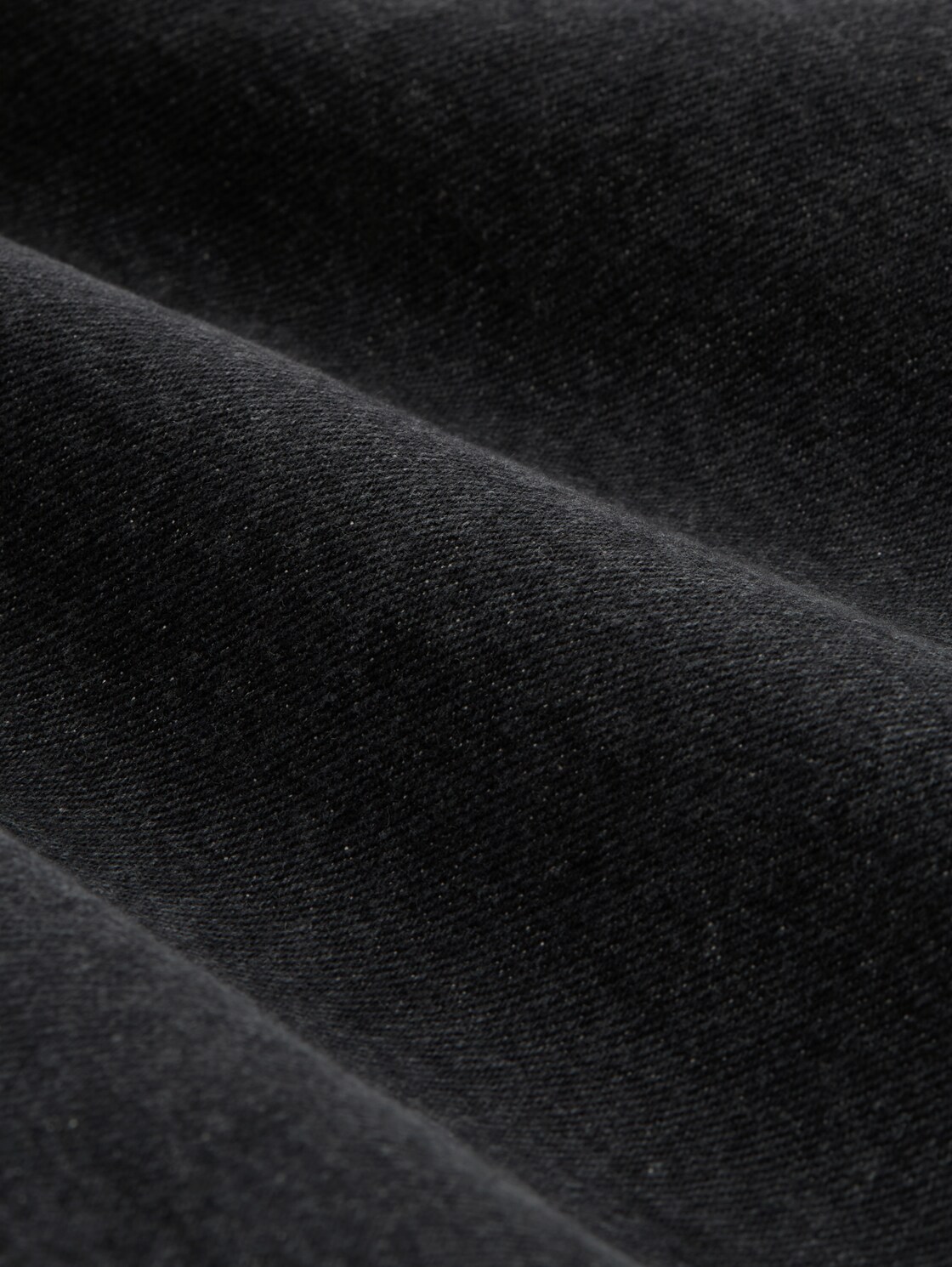 TTELIN STRAIGHT High Waist Jeans Shorts - clean mid stone grey denim - Material-Ansicht