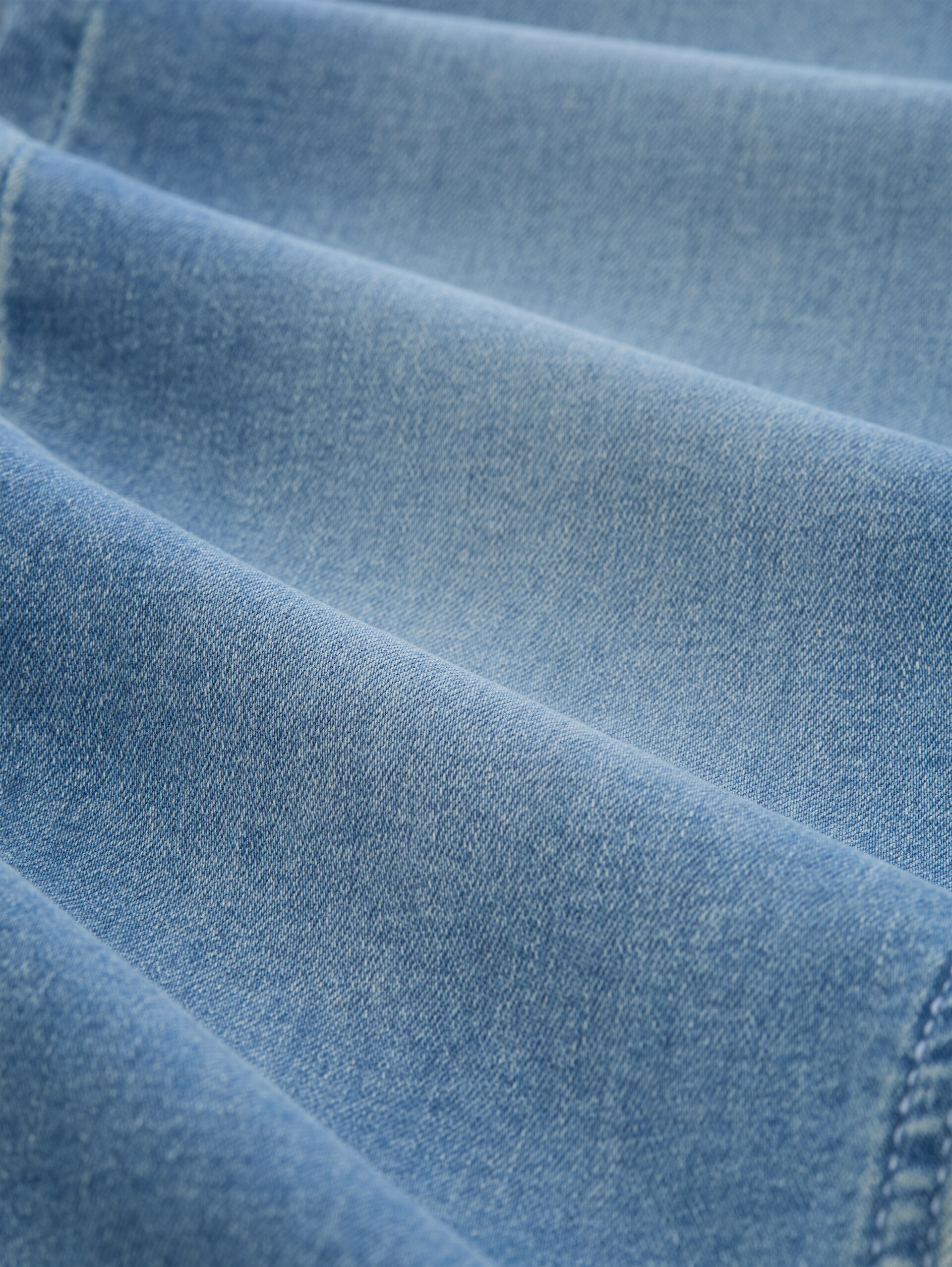 TTJONA SKINNY Capri Jeans - Light Stone Blue Denim - Material-Ansicht