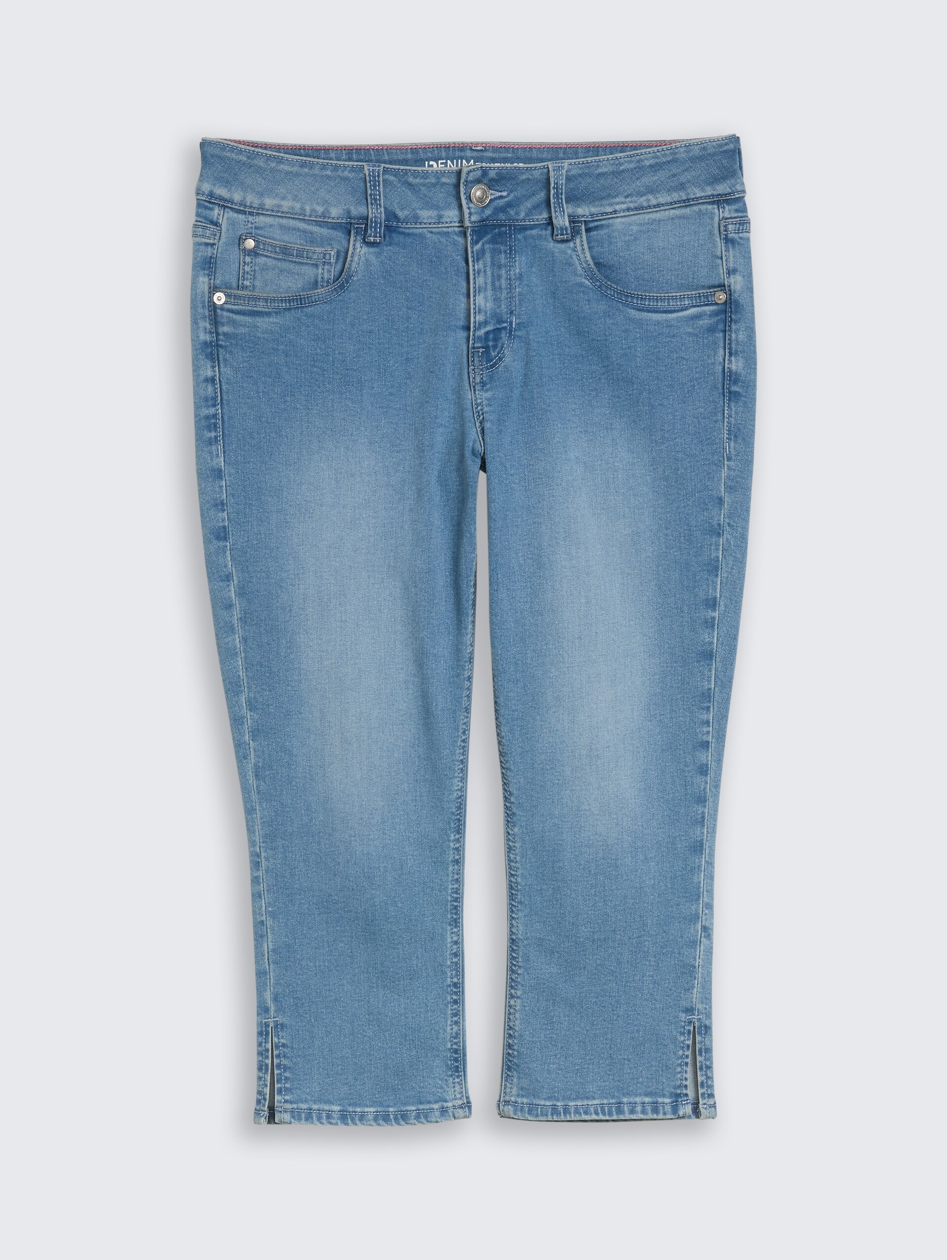 TTJONA SKINNY Capri Jeans - Light Stone Blue Denim - Vorder-Produkt-Ansicht