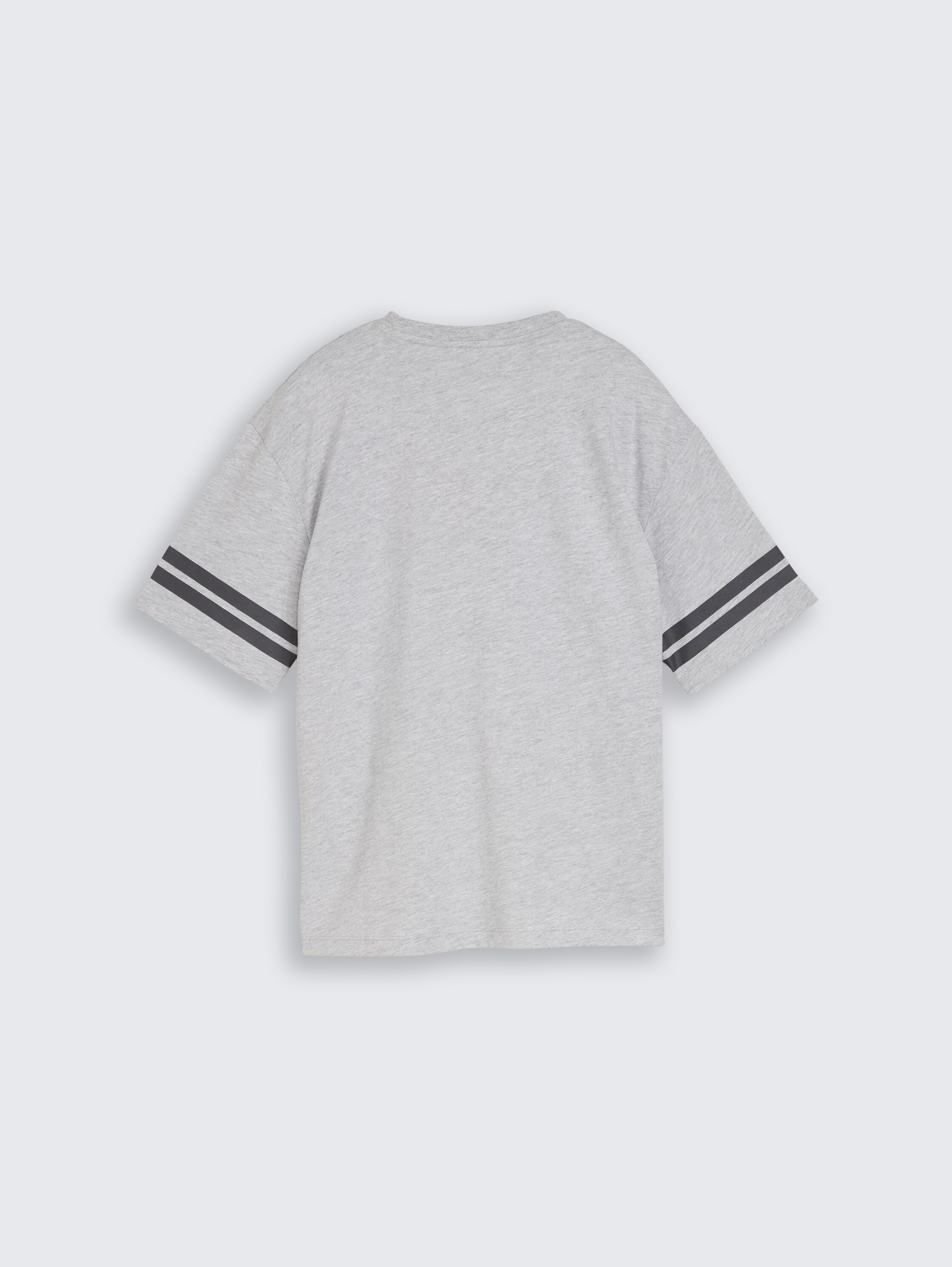 T-shirt oversize avec imprimé - Light Stone Grey Melange