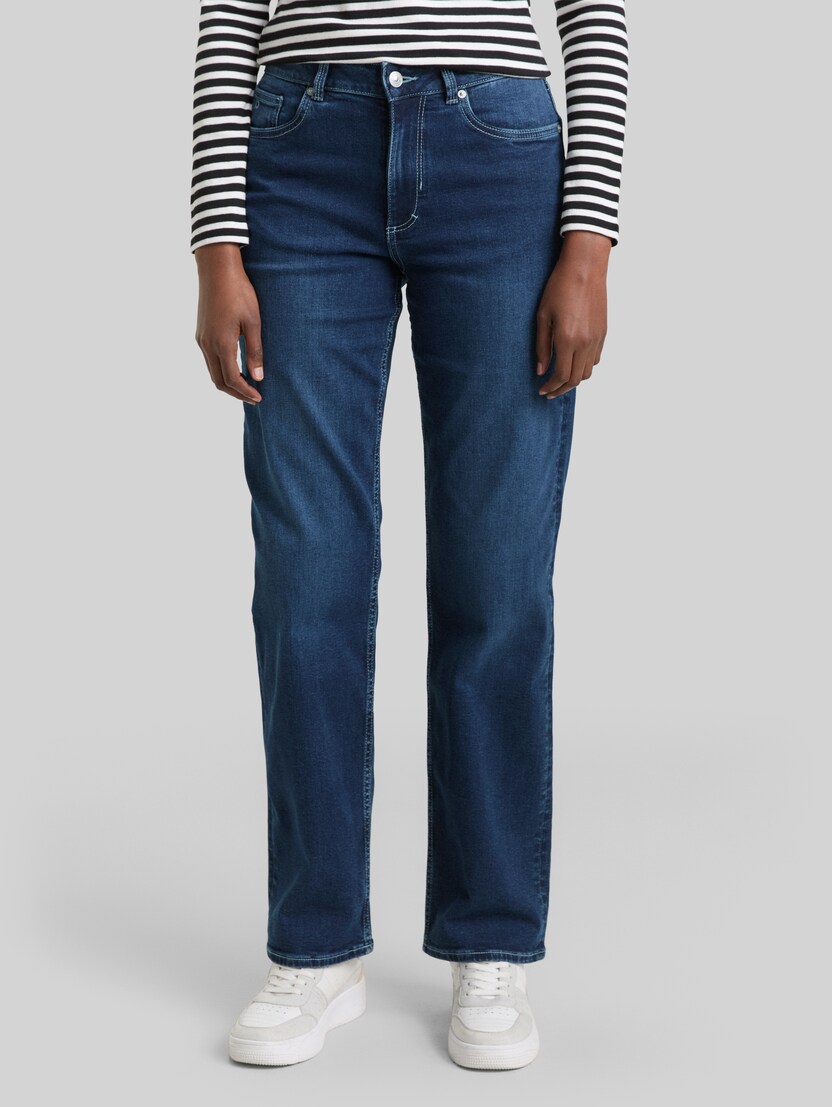 TTELLA STRAIGHT Jeans von Denim Female, Used Dark Stone Blue Denim