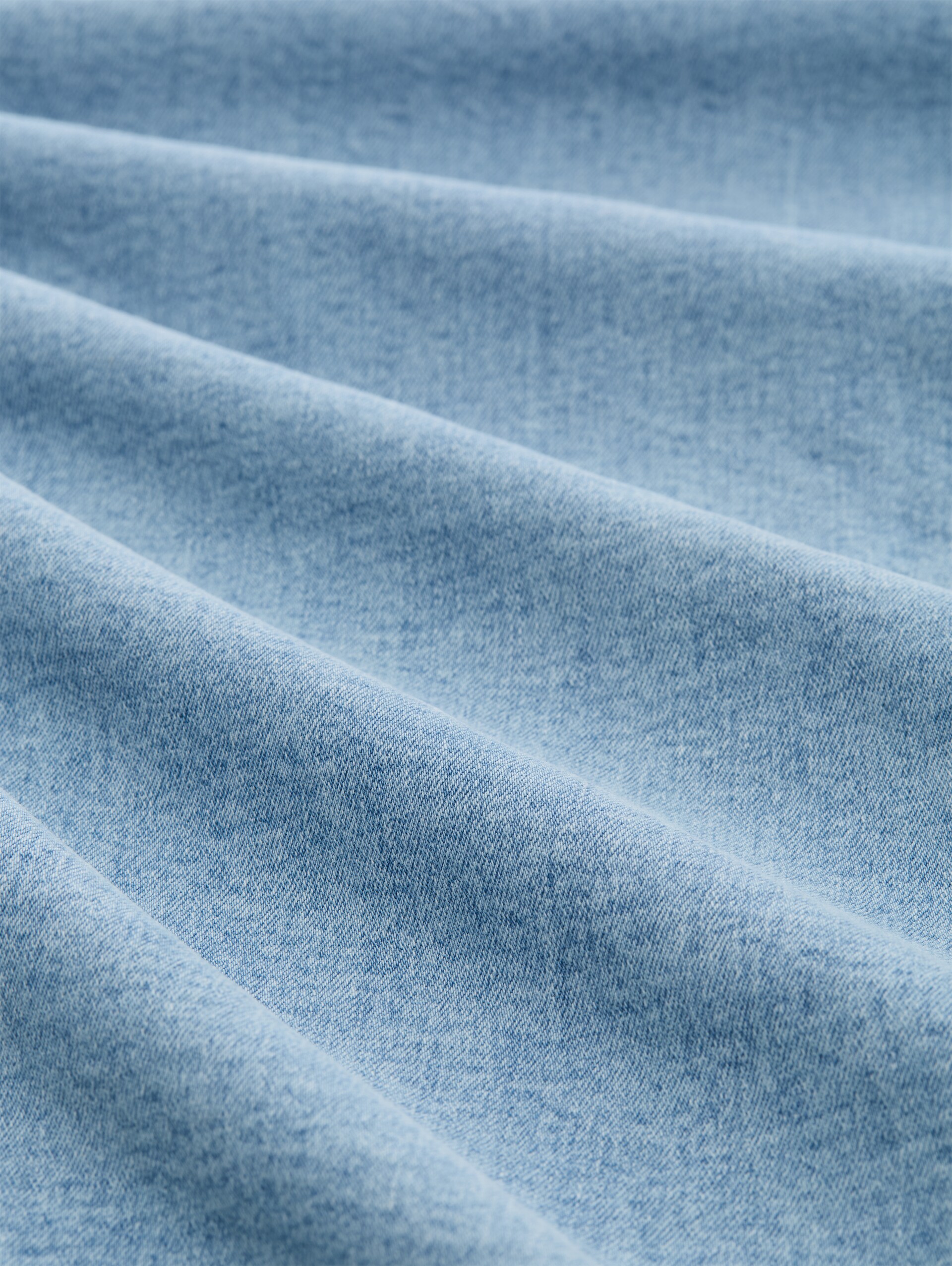 TTELLA STRAIGHT Jeans - Light Stone Blue Denim - Material-Ansicht