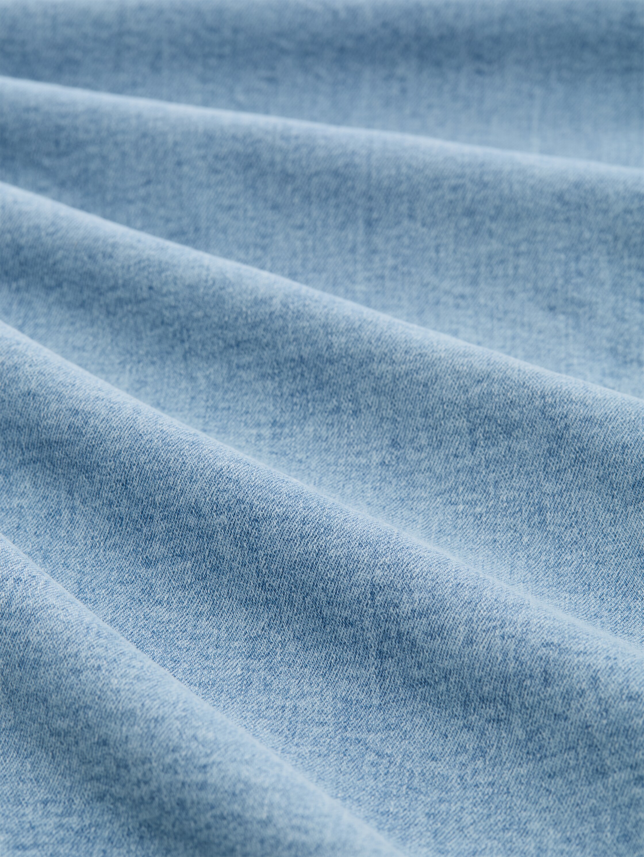 TTELLA STRAIGHT Jeans - Light Stone Blue Denim - Material-Ansicht