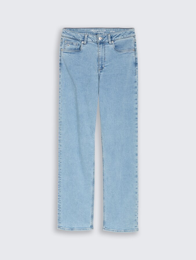 TTELLA STRAIGHT jeans door Denim Female, Light Stone Blue Denim