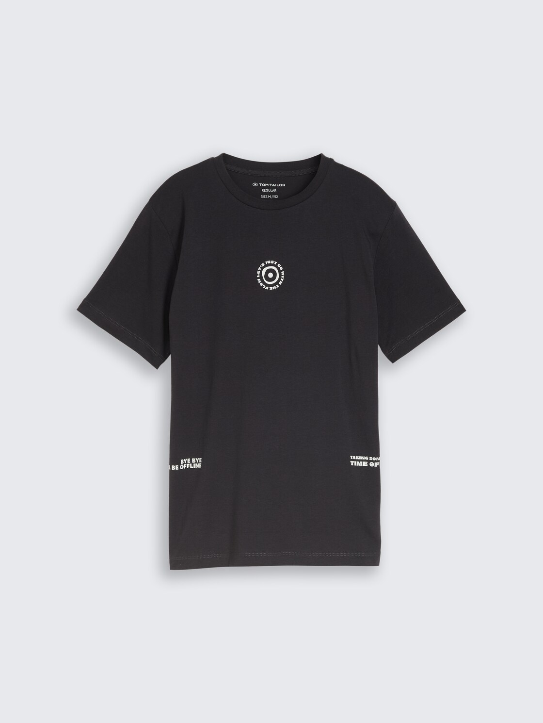 T-Shirt mit Print - coal grey - Vorder-Produkt-Ansicht