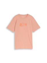 Nicht ausgewählt, T-Shirt mit Print von Tom Tailor, orange