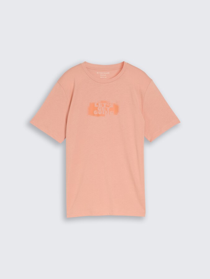 T-shirt met print door Teen Boys, dusty light orange