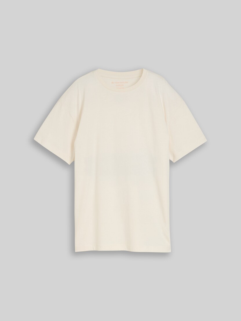 Oversize T-Shirt mit Rückenprint von Teen Boys, Wool White