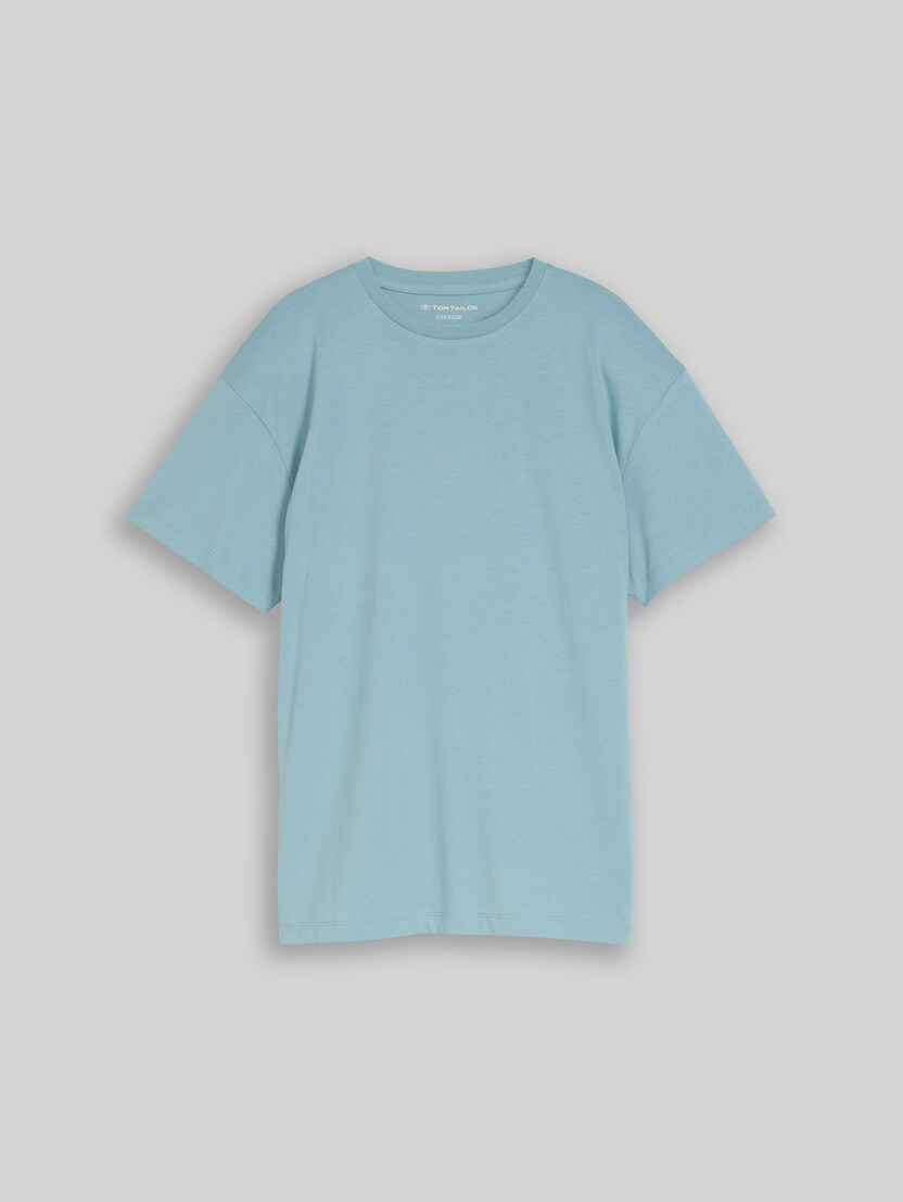 Oversize T-Shirt mit Rückenprint von Teen Boys, light teal