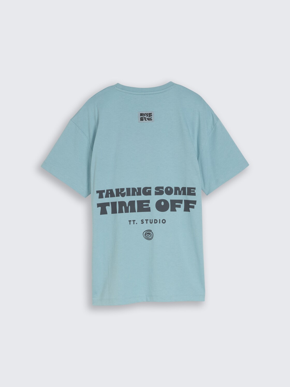 Oversize T-Shirt mit Rückenprint - light teal