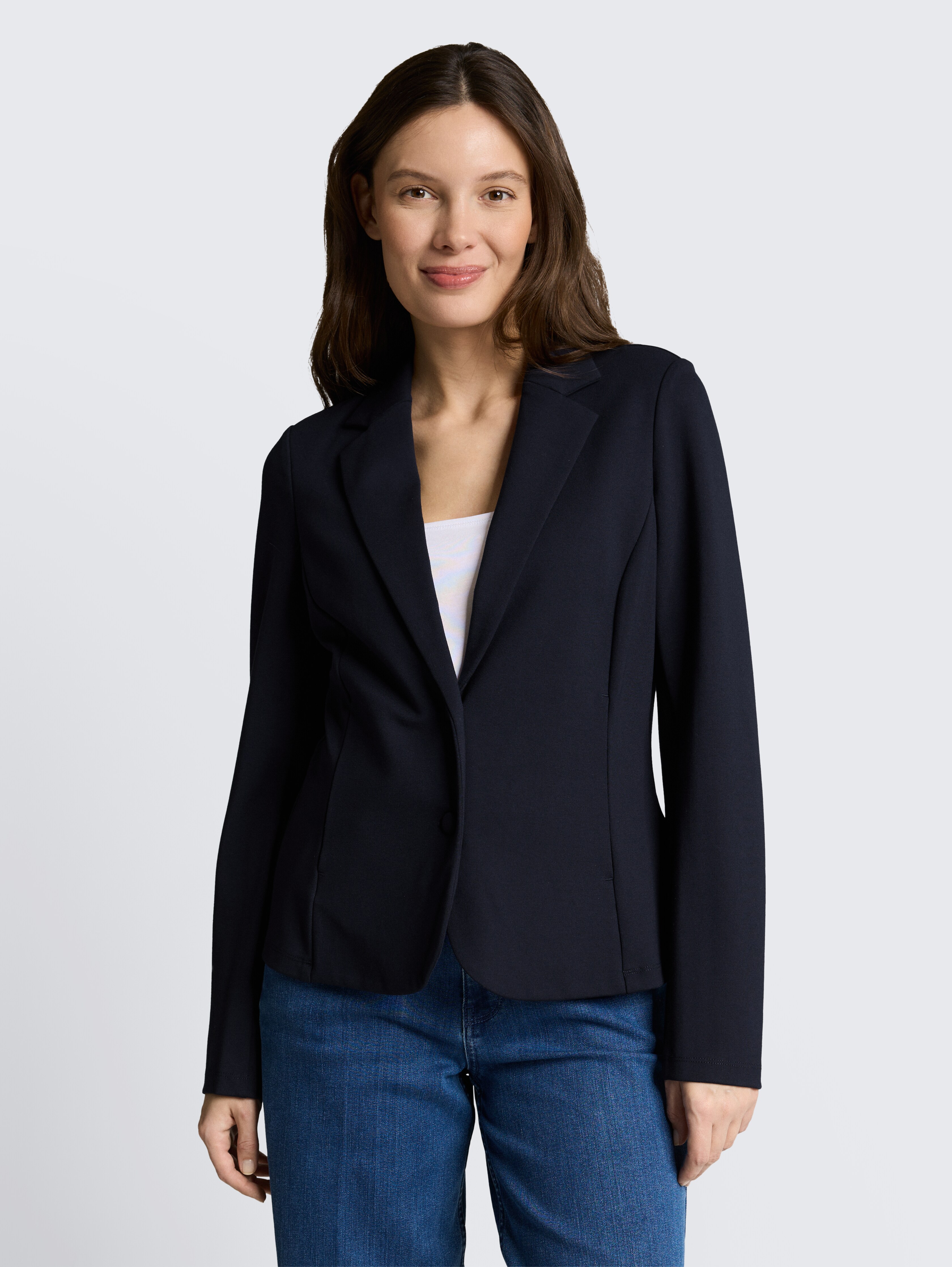 Slim Fit Blazer mit Eingriffstaschen von Women, sky captain blue