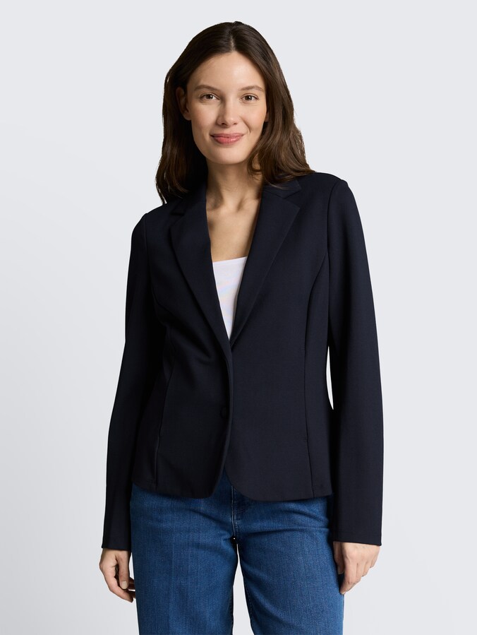 Slim Fit Blazer mit Eingriffstaschen von Women, sky captain blue