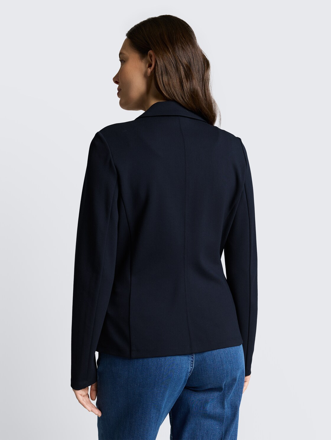 Slim Fit Blazer mit Eingriffstaschen - sky captain blue