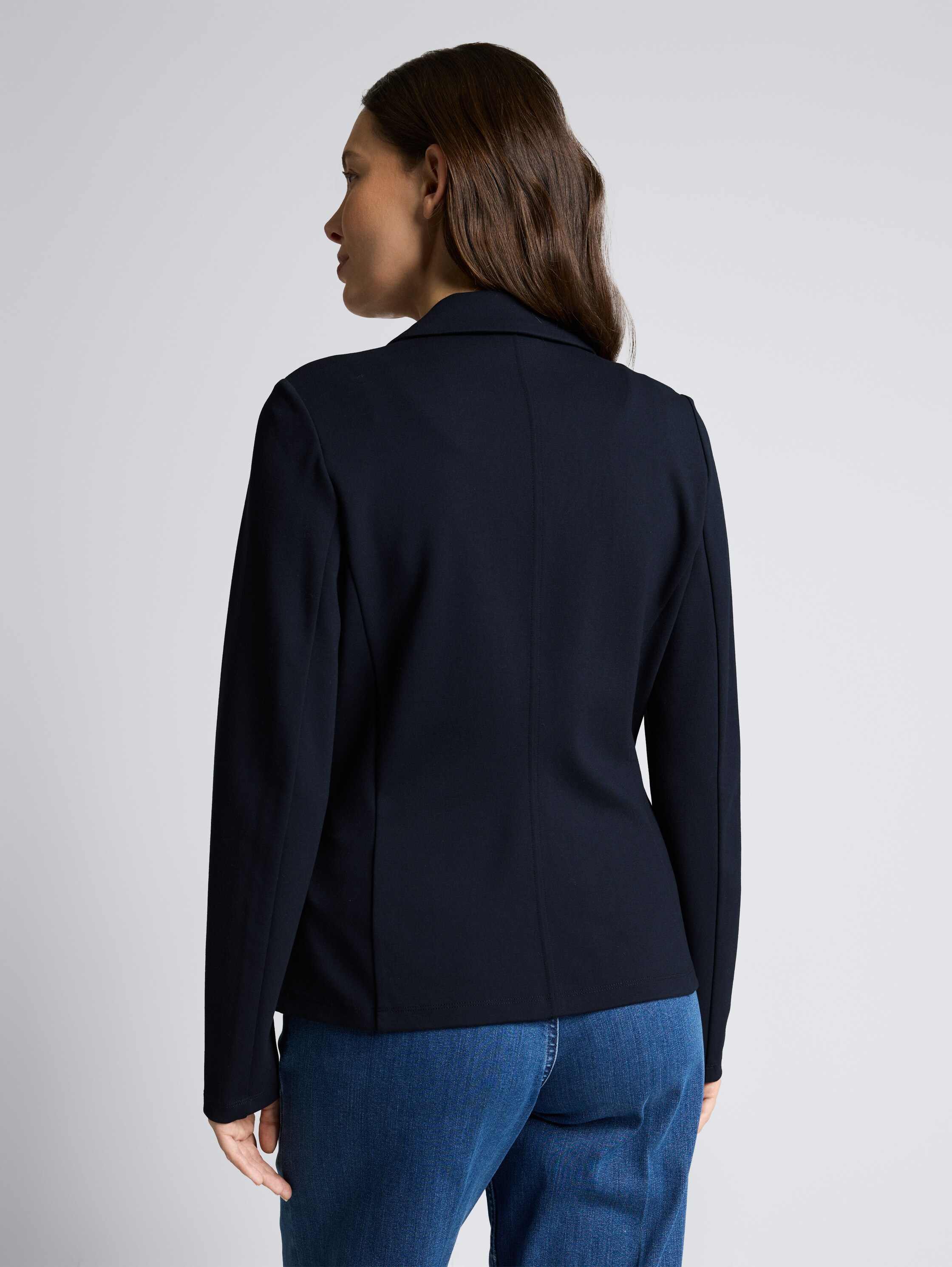 Slim fit blazer with slit pockets - sky captain blue