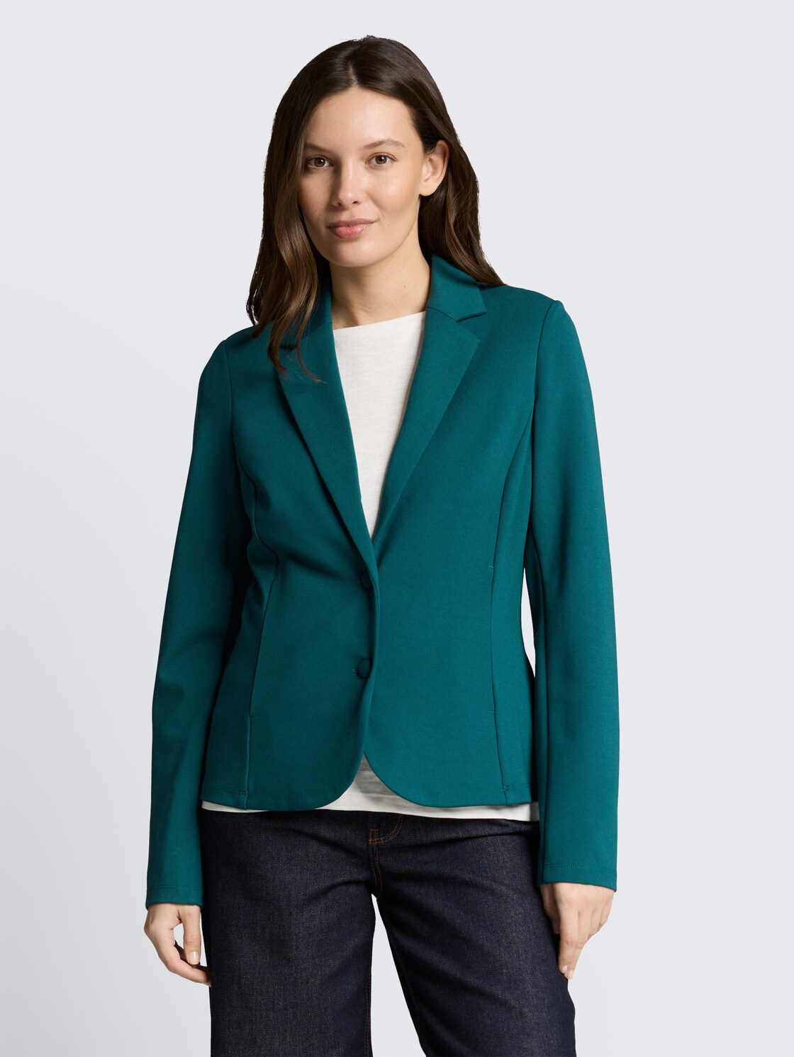 Slim Fit Blazer mit Eingriffstaschen - Deep Meadow Green