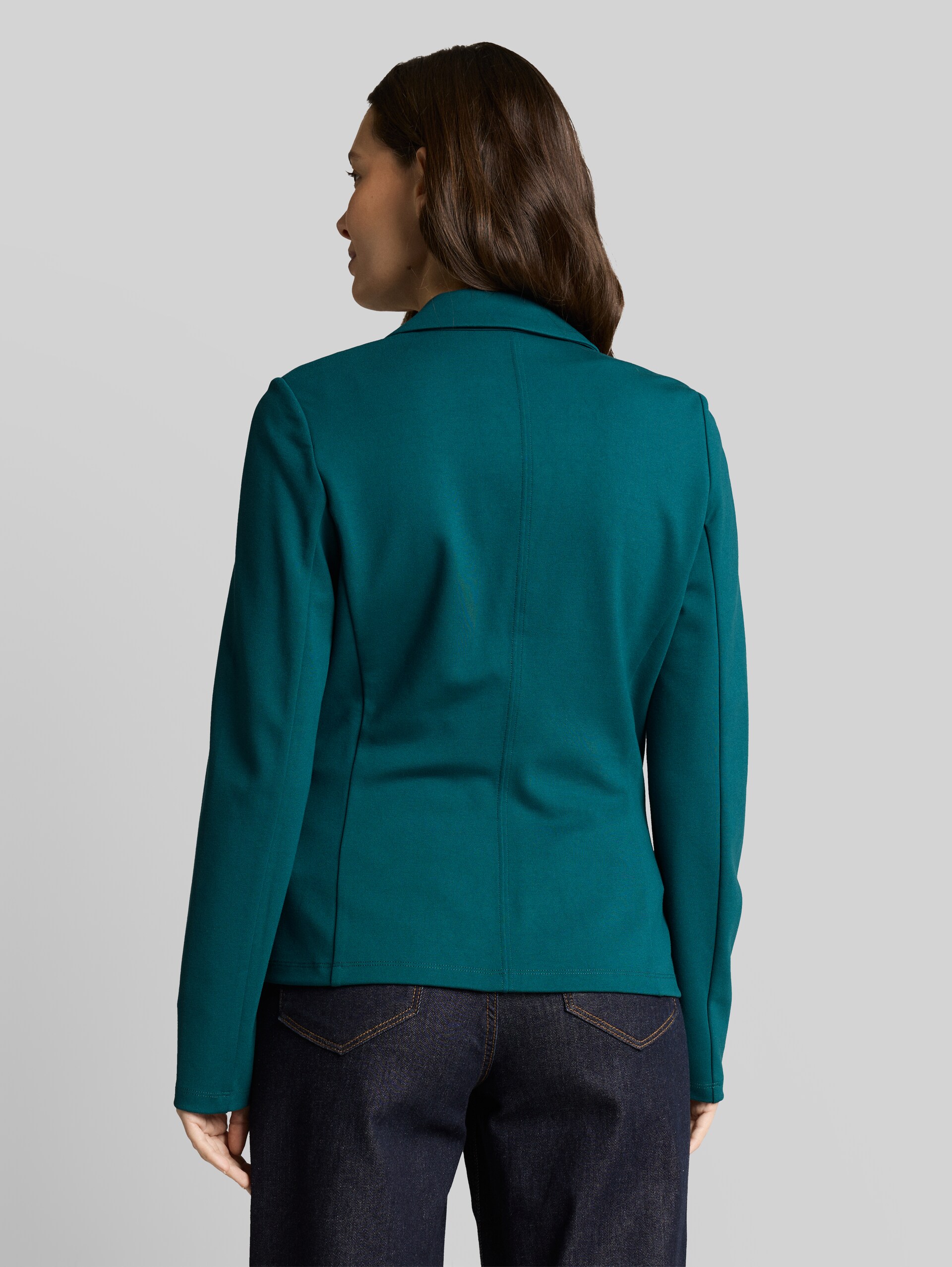 Slim fit blazer with slit pockets - Deep Meadow Green
