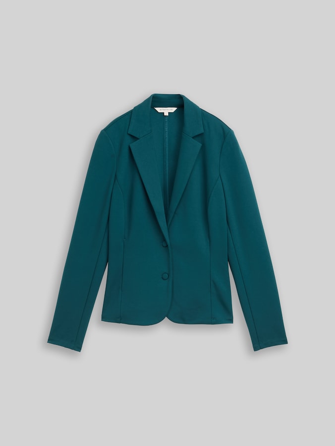 Slim fit blazer met steekzakken door Women, Deep Meadow Green