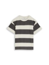 Sélectionné, T-shirt oversize à texture gaufrée par Tom Tailor, blanc