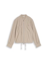 Ausgewählt, Loose Fit Bomberjacke mit Brusttaschen von Tom Tailor, grau