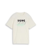 Nicht ausgewählt, T-Shirt mit Print von Tom Tailor, weiß