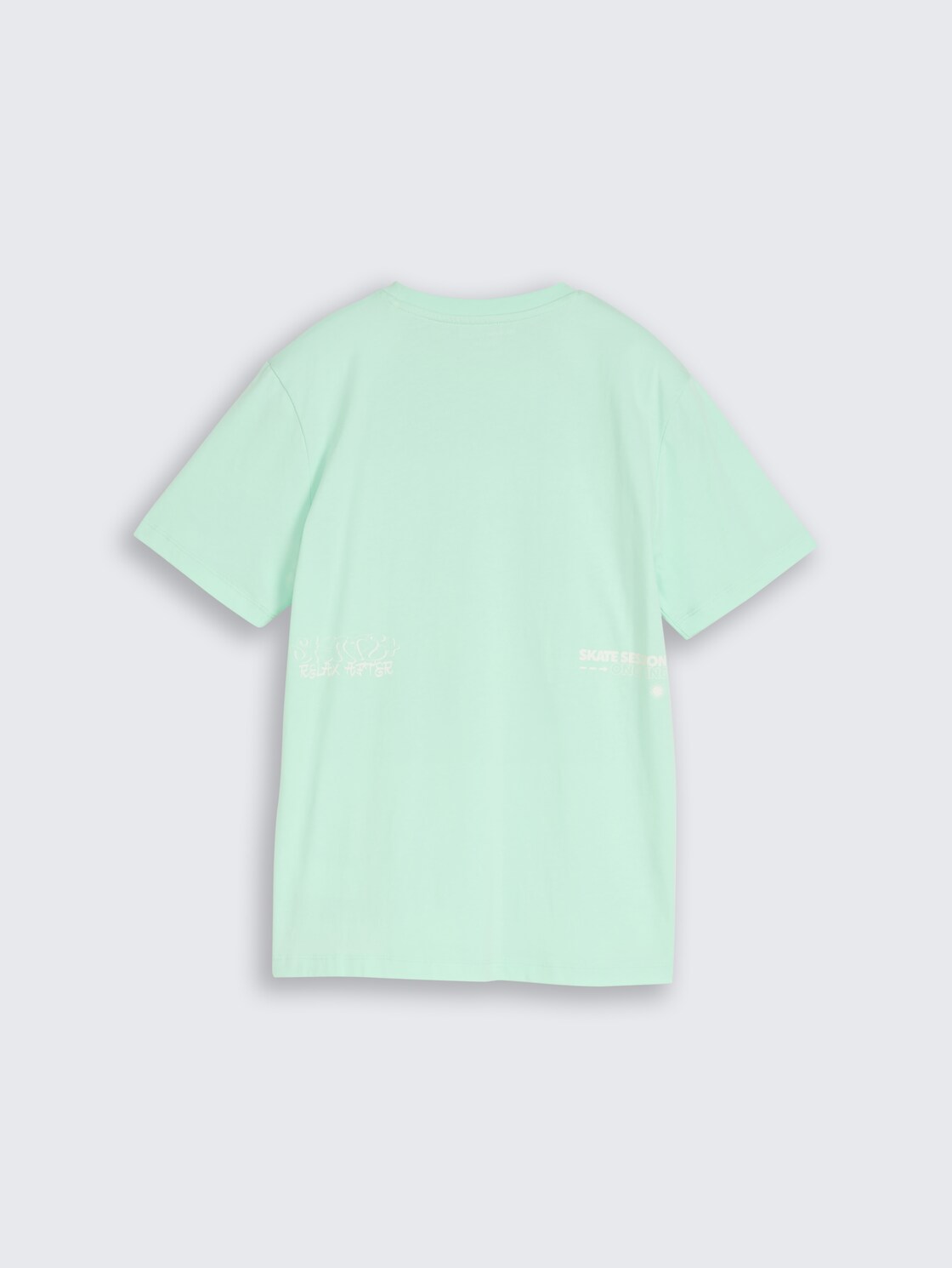 T-shirt with print - soft sugar green