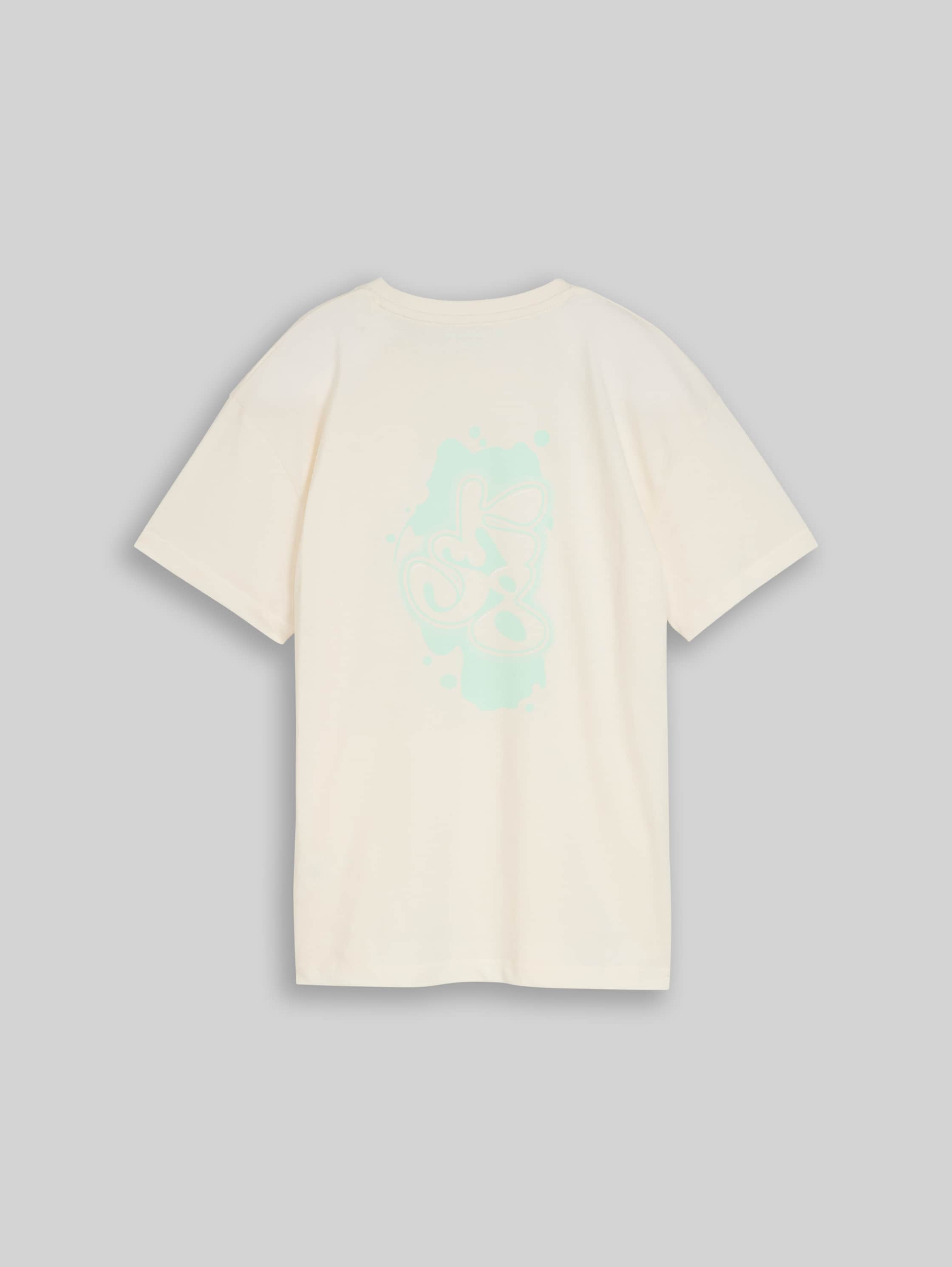 Тениска Овърсайз Oversized с принт на гърба - Image 3