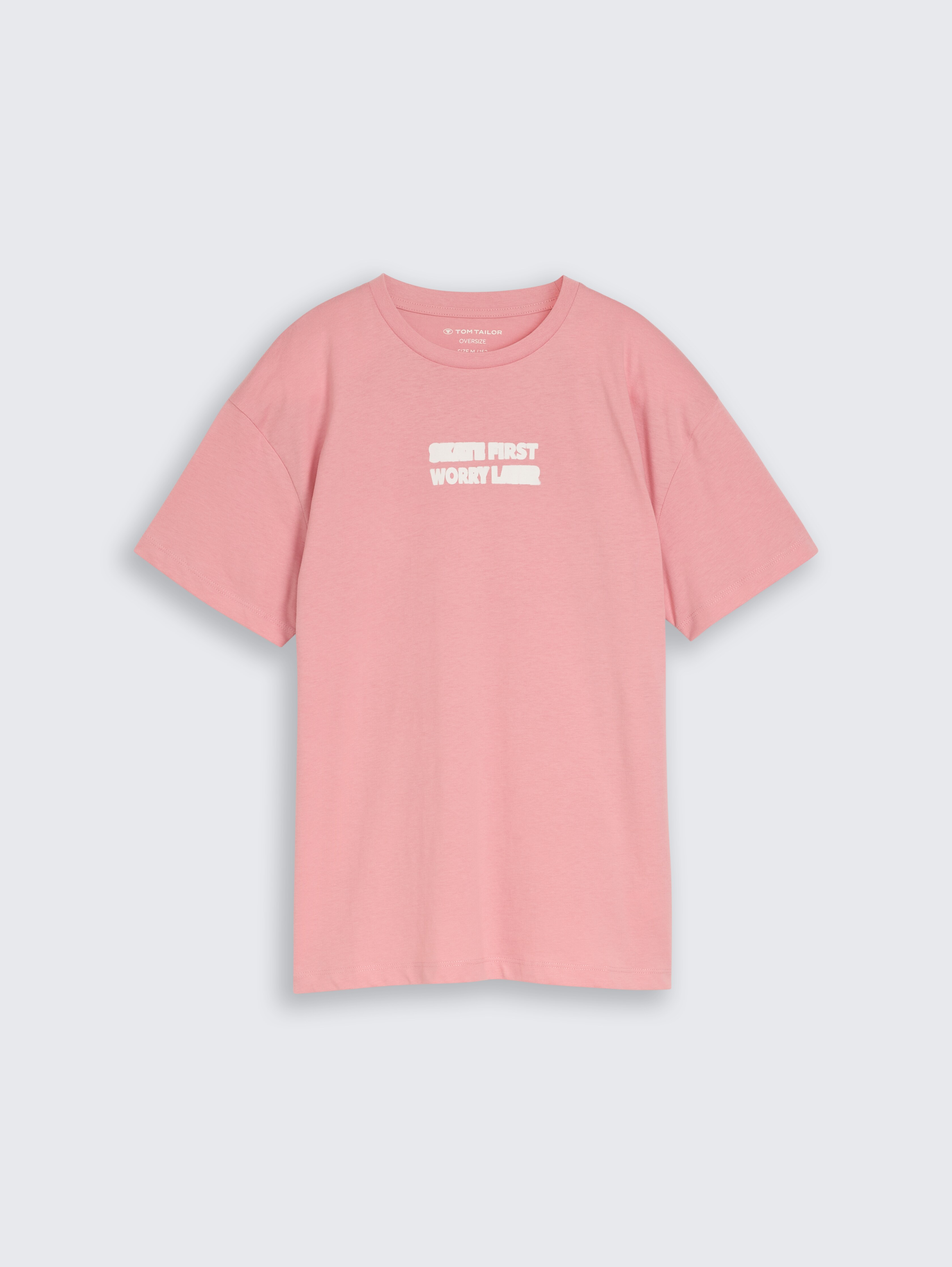 Oversize T-Shirt mit Rückenprint von Teen Boys, blush rose