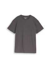 Ausgewählt, Oversize T-Shirt mit Print von Tom Tailor, grau