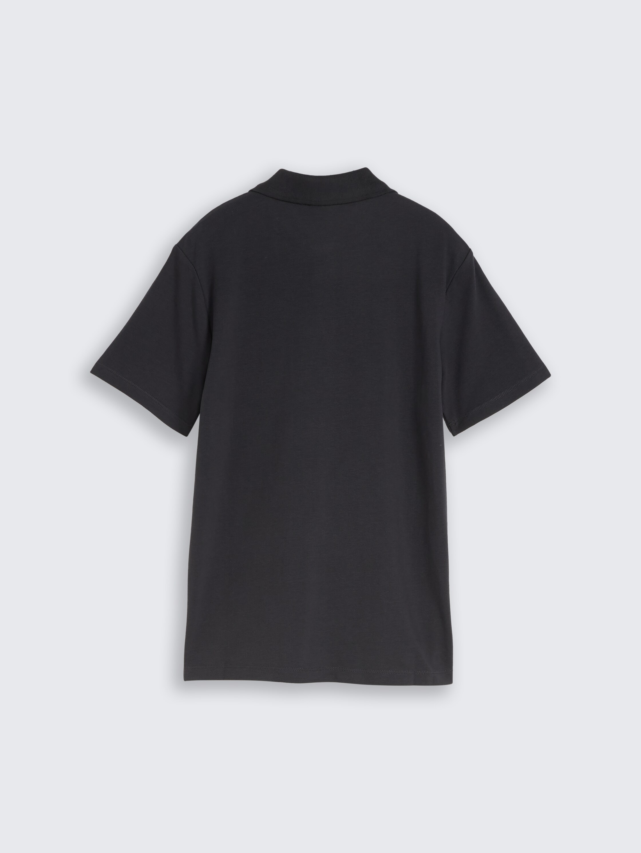 Piqué poloshirt met logobadge - coal_grey_1 - 