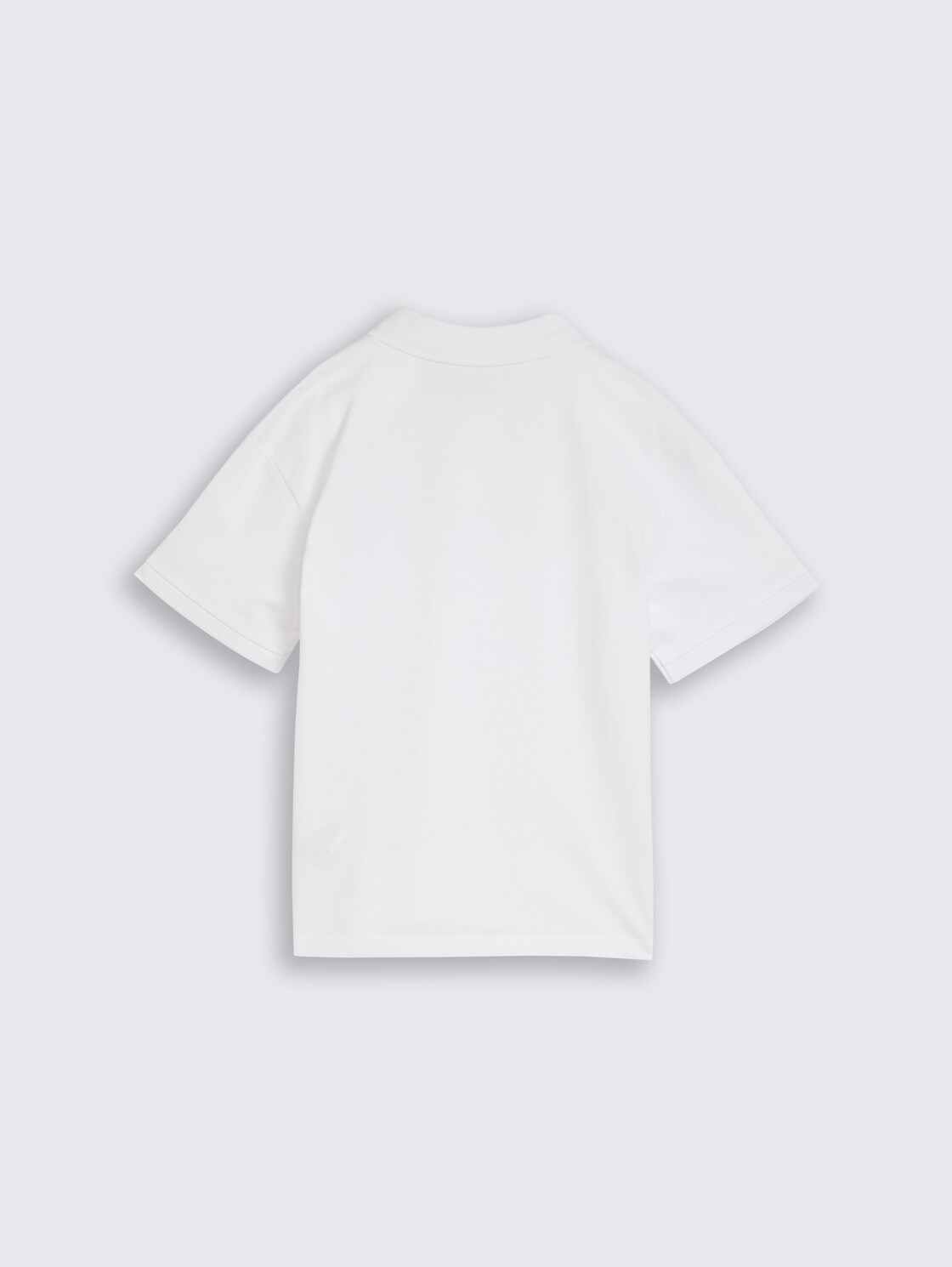 Oversize Piqué Poloshirt - White