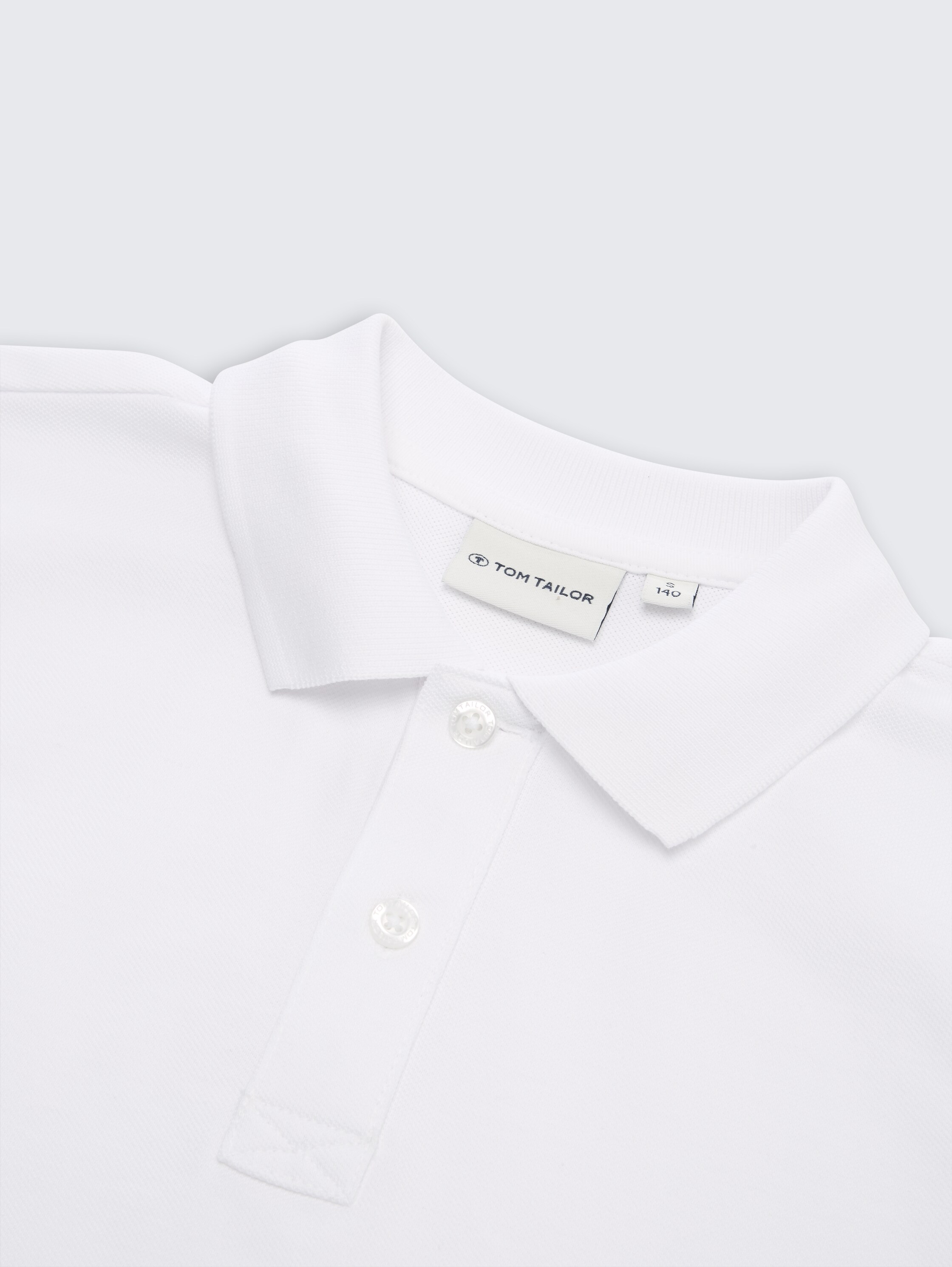 Oversized piqué polo shirt - white - 