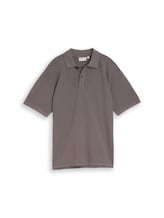 Nicht ausgewählt, Oversize Piqué Poloshirt von Tom Tailor, grau