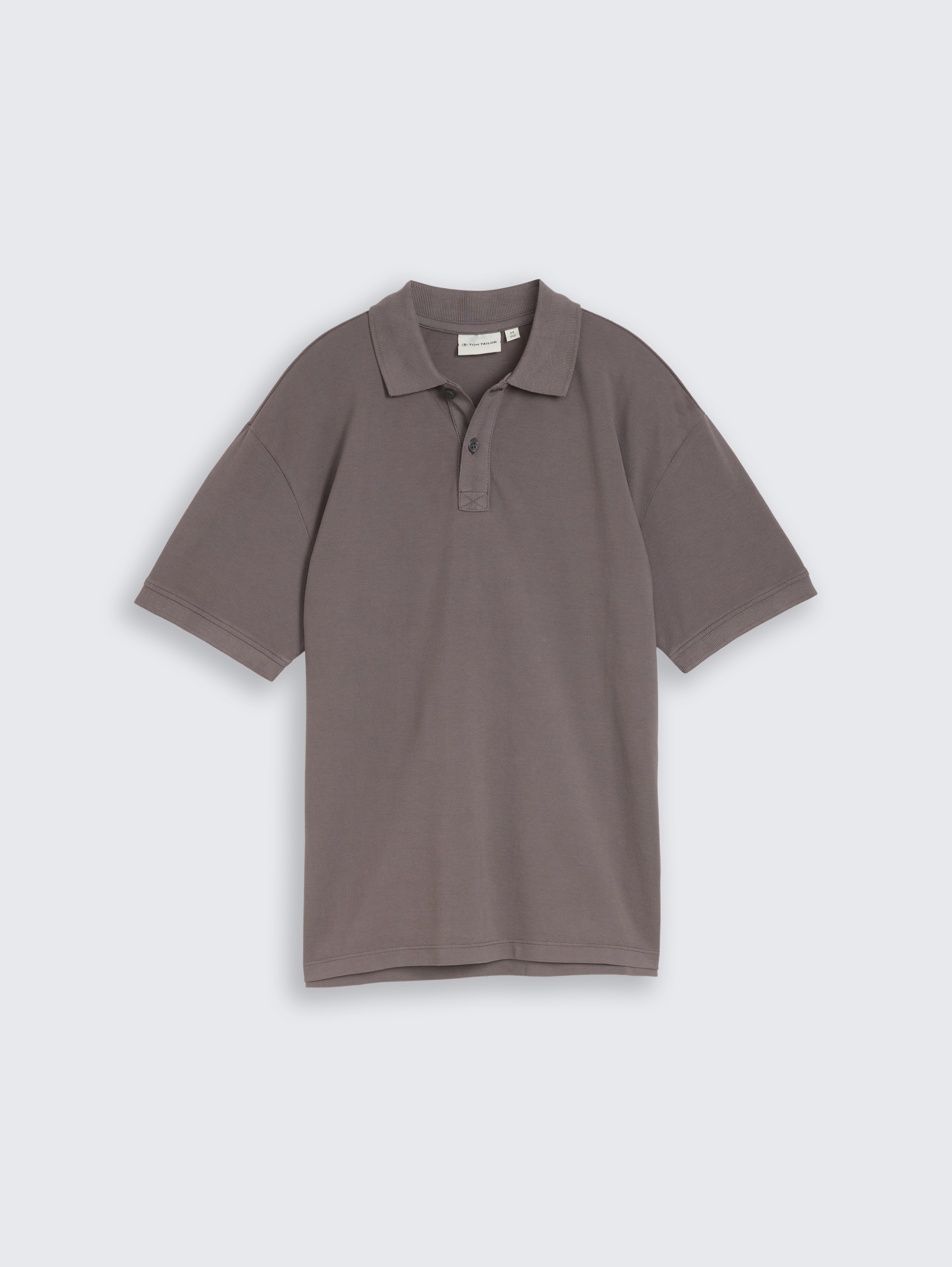 Oversize Piqué Poloshirt von Teen Boys, dark urban grey